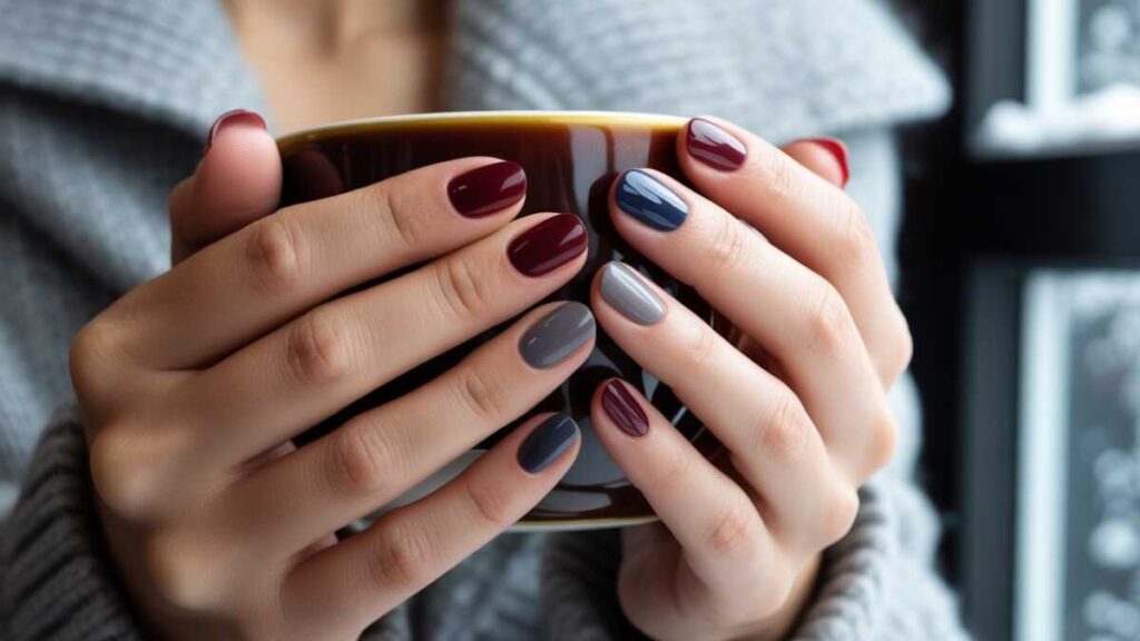 Cores escuras nas unhas: truques para arrasar no inverno Cores escuras nas unhas: truques para arrasar no inverno