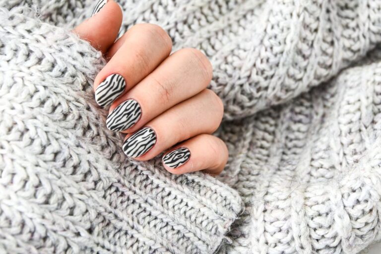 Unha Decorada Zebra