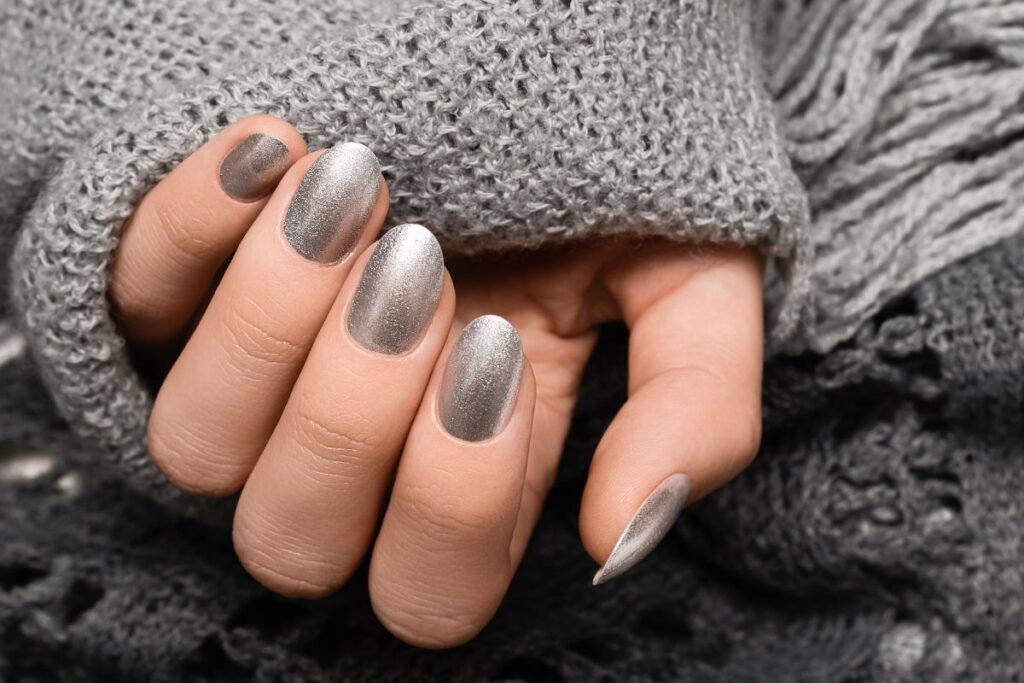 Unha Decorada em Cinza: Elegância Neutra para Todas as Ocasiões! Unha Decorada em Cinza