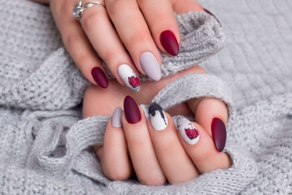 Como escolher a cor de unha decorada que combina com você Como escolher a cor de unha decorada