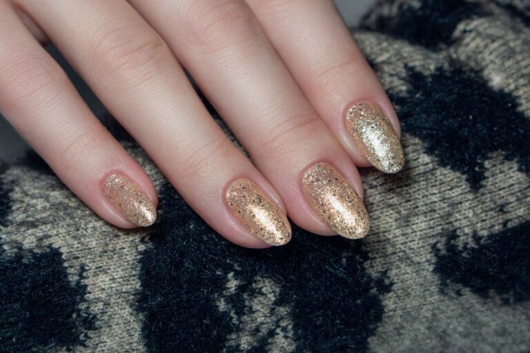 unha decorada com glitter