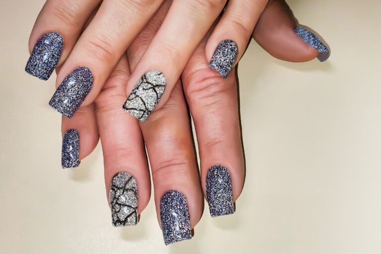 unha decorada com glitter