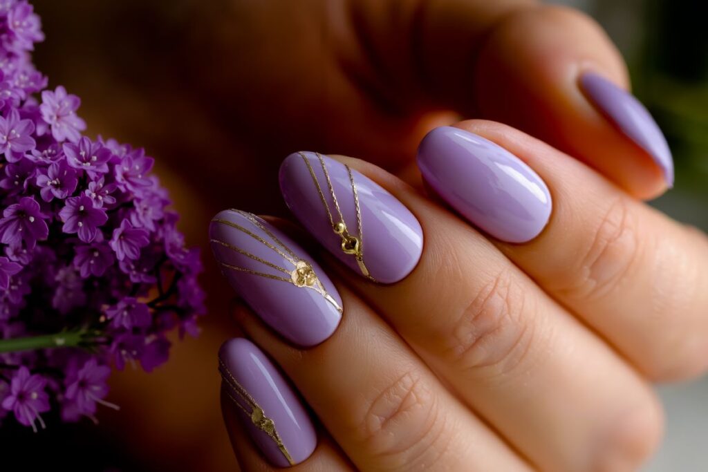 Unhas lavanda