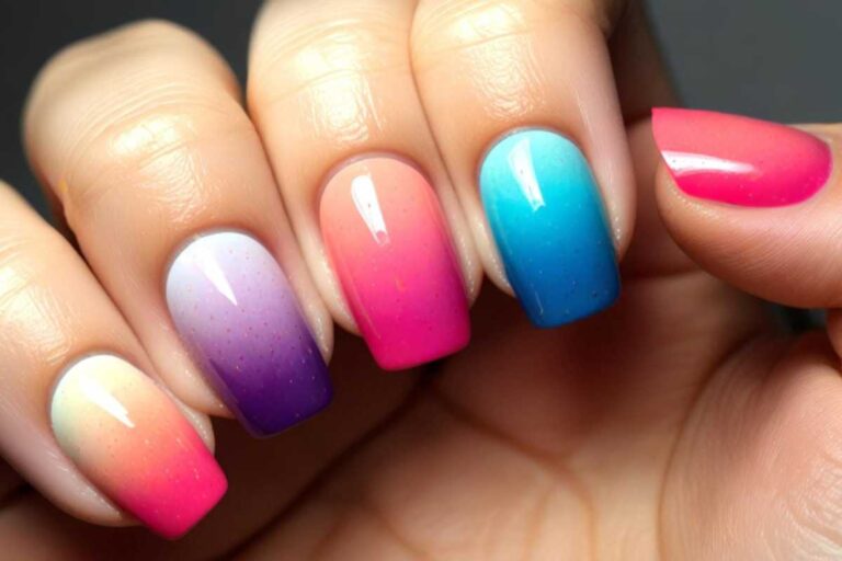 Inspirações de unhas ombré fáceis de fazer em casa