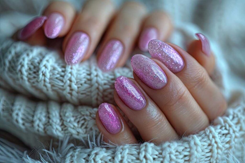 Unhas com glitter elegantes para qualquer ocasião Unhas com glitter elegantes para qualquer ocasião