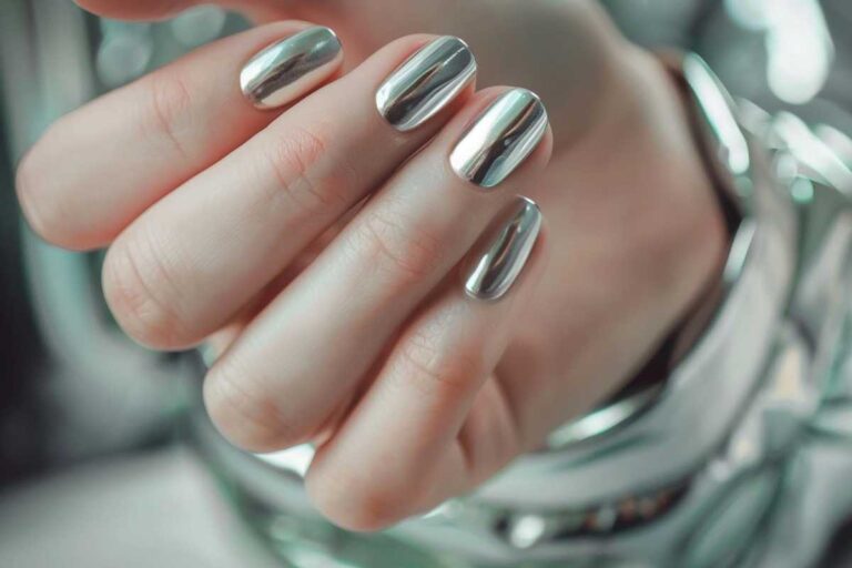 Unhas metalizadas que estão em alta no momento